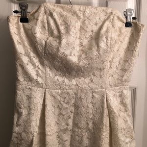 Lily Pulitzer white lace cocktail dress